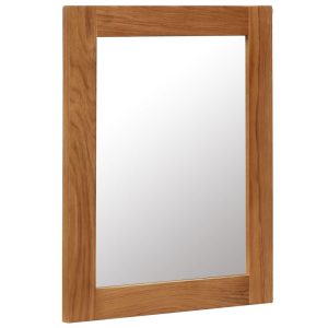 Mirror 40x50 cm Solid Oak Wood