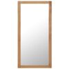 Mirror 60x120 cm Solid Oak Wood