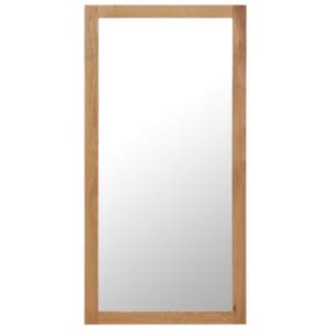 Mirror 60x120 cm Solid Oak Wood