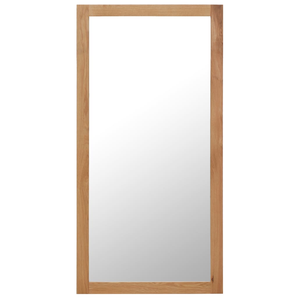 Mirror 60x120 cm Solid Oak Wood