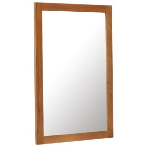 Mirror 60x90 cm Solid Oak Wood