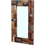 Mirror Solid Reclaimed Wood 80×50 cm 4