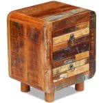 Night Cabinet Solid Reclaimed Wood 43x33x51 cm 5