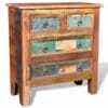 Reclaimed Cabinet Solid Wood with 4 Drawers