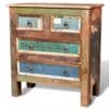 Reclaimed Cabinet Solid Wood with 4 Drawers