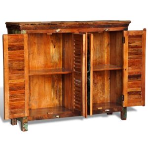 Reclaimed Cupboard Solid Wood With 4 Doors