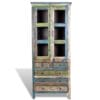 Reclaimed Wood Bookshelf Bookcase 5 Drawers & 2 Doors