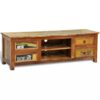 Reclaimed Wood TV Cabinet TV Stand 4 Drawers