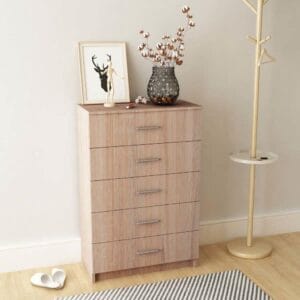 Storage Cabinet Chipboard 71x35x108 cm Oak