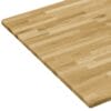 Table Top Solid Oak Wood Rectangular 23 mm 100x60 cm