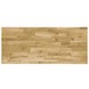 Table Top Solid Oak Wood Rectangular 23 mm 140x60 cm