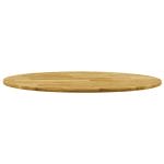 Table Top Solid Oak Wood Round 23 mm 400 mm 2