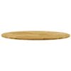 Table Top Solid Oak Wood Round 23 mm 500 mm