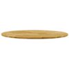 Table Top Solid Oak Wood Round 23 mm 500 mm