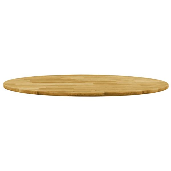 Table Top Solid Oak Wood Round 23 Mm 900 Mm