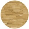 Table Top Solid Oak Wood Round 44 mm 400 mm