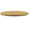 Table Top Solid Oak Wood Round 44 mm 500 mm