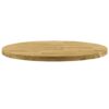Table Top Solid Oak Wood Round 44 mm 500 mm