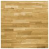 Table Top Solid Oak Wood Square 23 mm 80x80 cm