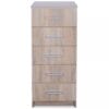 Tall Chest of Drawers Chipboard 41x35x108 cm Oak
