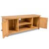 TV Cabinet 120x35x48 cm Solid Oak Wood