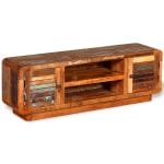 TV Cabinet Solid Reclaimed Wood 120x30x40 cm 2