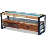 Industrial TV Cabinet Solid Reclaimed Wood 6