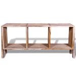 TV Cabinet with 3 Shelves Stackable Reclaimed Teak 6