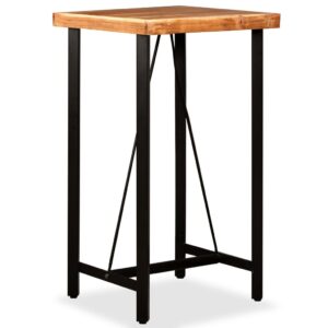 Bar Set 3 Pieces Solid Sheesham and Reclaimed Wood