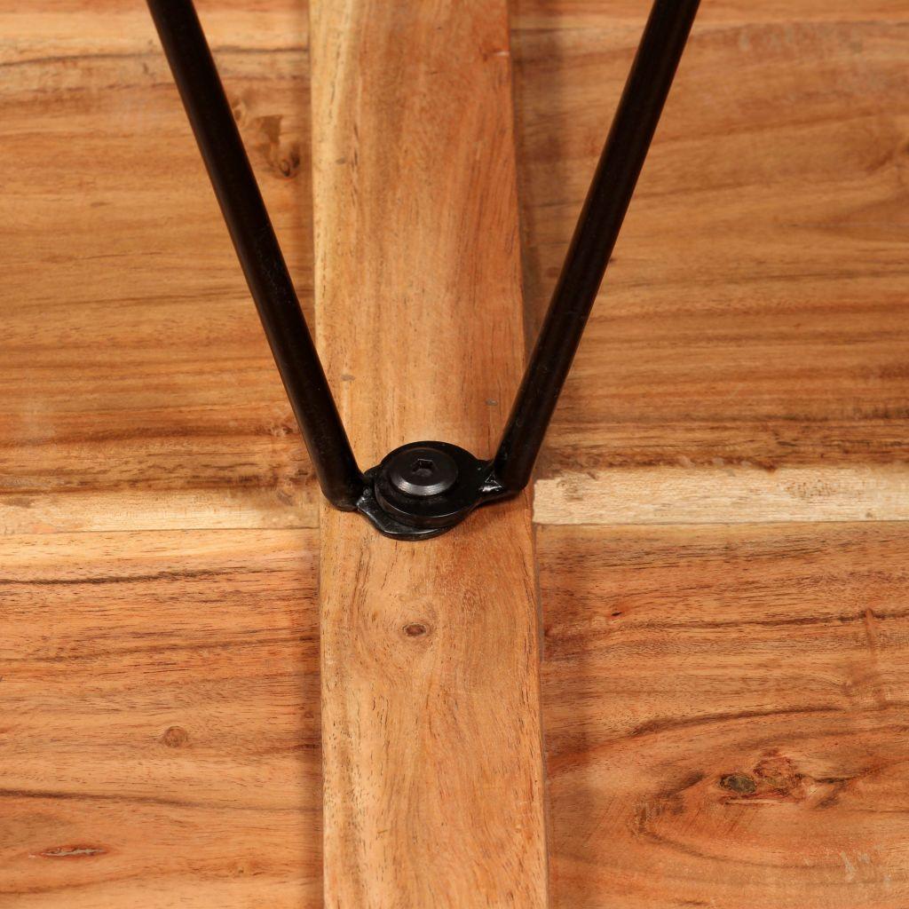 Bar Set 3 Pieces Solid Sheesham and Reclaimed Wood