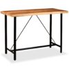 Bar Set 7 Pieces Solid Sheesham and Reclaimed Wood