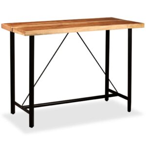 Bar Set 7 Pieces Solid Sheesham and Reclaimed Wood