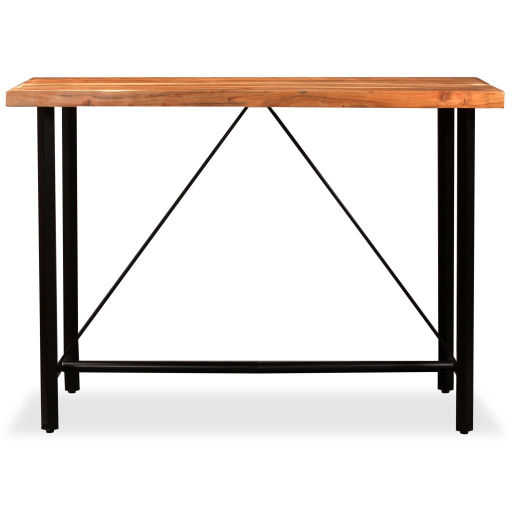 Bar Set 7 Pieces Solid Sheesham and Reclaimed Wood