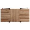 Bar Table Reclaimed Teak 120x55x107 cm