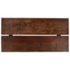 Bar Table Solid Reclaimed Wood Dark Brown 150x70x107 cm