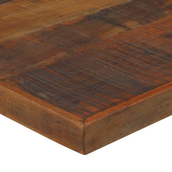 Bar Table Solid Reclaimed Wood Dark Brown 150x70x107 cm