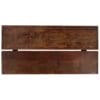 Bar Table Solid Reclaimed Wood Dark Brown 180x70x107 cm