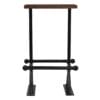 Bar Table Solid Reclaimed Wood Dark Brown 60x60x107 cm