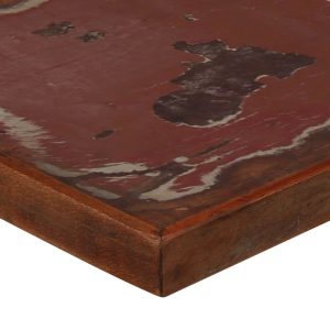 Bar Table Solid Reclaimed Wood Multicolour 120x60x107 cm