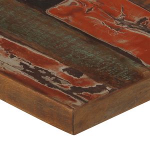 Bar Table Solid Reclaimed Wood Multicolour 150x70x107 cm