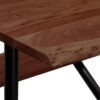 Bar Table with Benches Solid Reclaimed Wood 80x50x107 cm