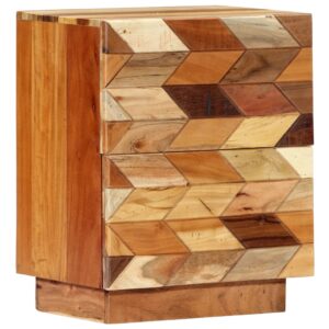Bedside Table 40x30x50cm Solid Reclaimed Wood