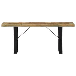 Bench 110 cm Solid Reclaimed Wood