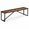 Bench Solid Reclaimed Wood 160x35x45 cm