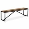 Bench Solid Reclaimed Wood 160x35x45 cm