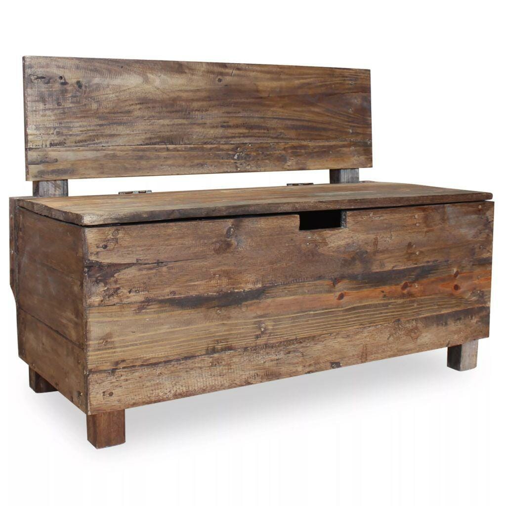 Bench Solid Reclaimed Wood 86x40x60 cm