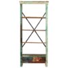 Bookcase Solid Reclaimed Wood 80x35x180 cm