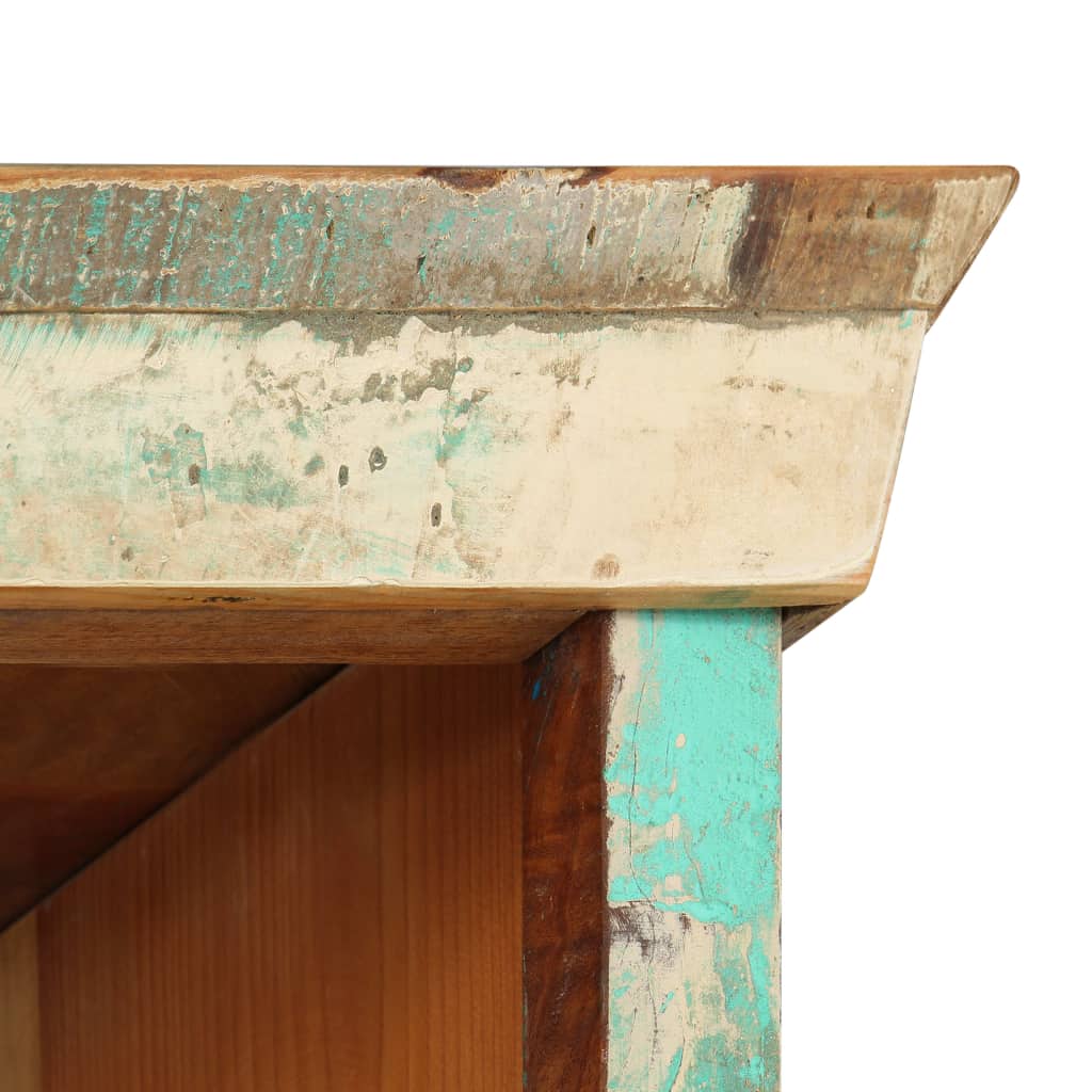 Bookcase Solid Reclaimed Wood 80x35x180 cm
