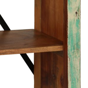 Bookcase Solid Reclaimed Wood 80x35x180 cm