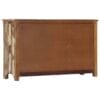 Chest of Drawers 130x40x80 cm Solid Reclaimed Wood